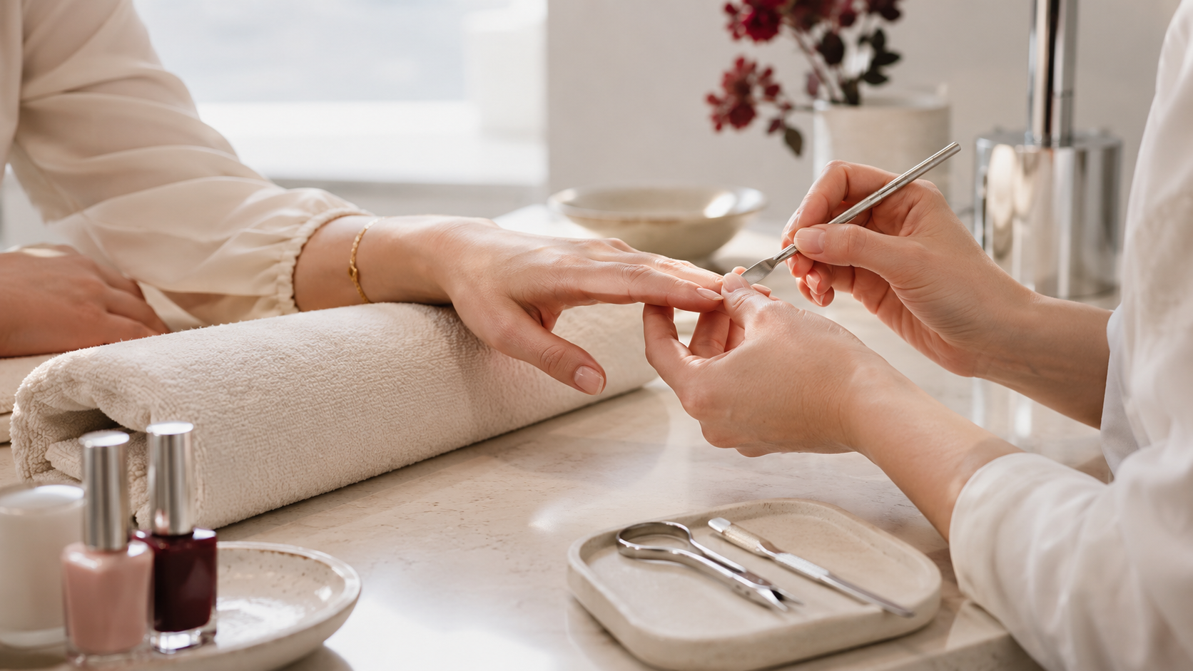 Calm manicure ritual